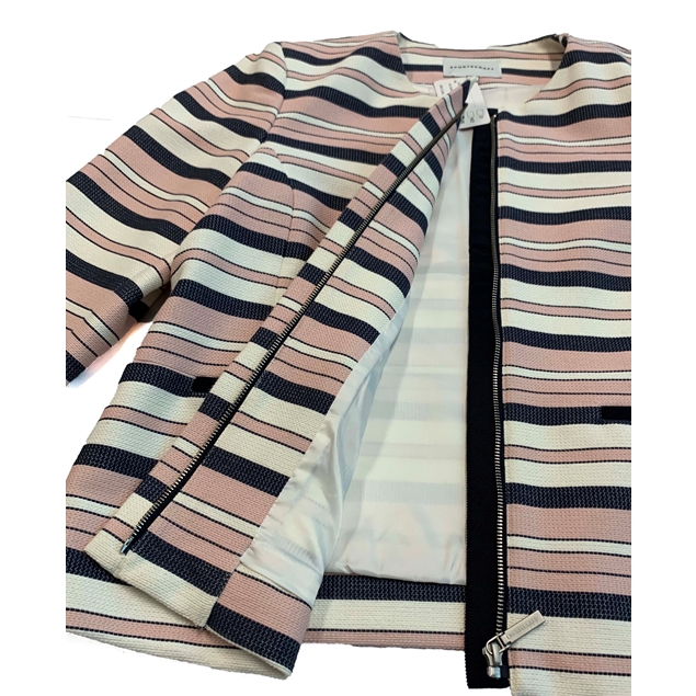 SPORTSCARFT stripe zip jacket 