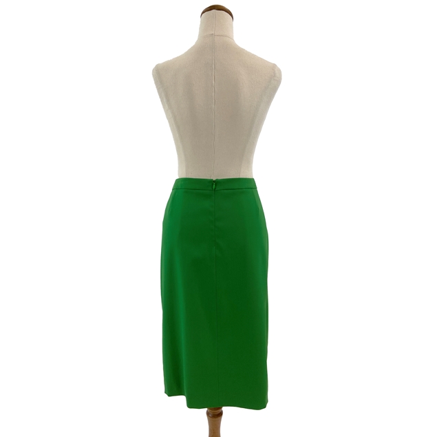 Escada Green Woolen Pencil Skirt