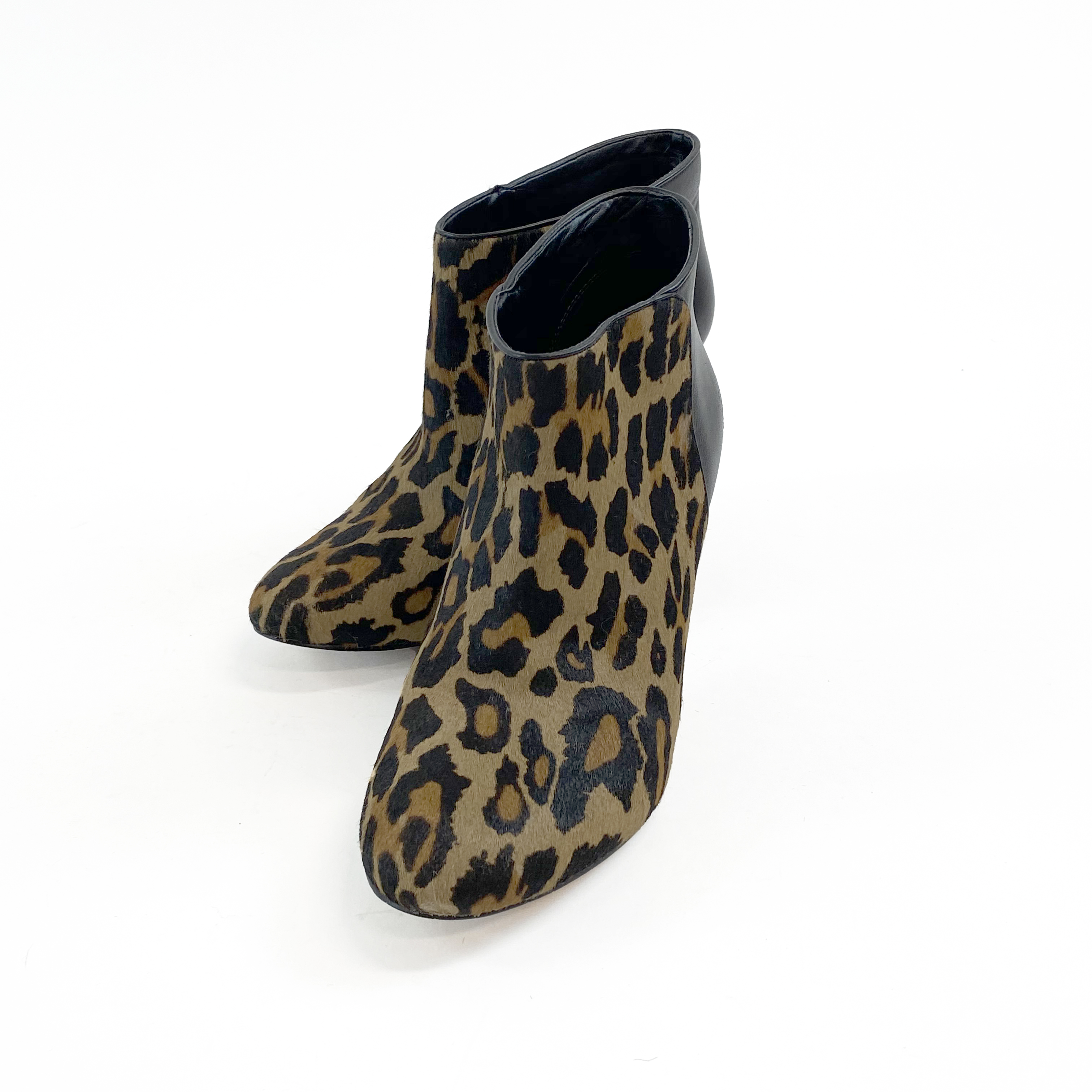 Ninewest Leopard-print Stiletto-heel Ankle Boot
