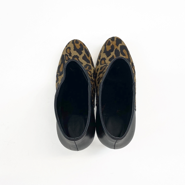 Ninewest Leopard-print Stiletto-heel Ankle Boot