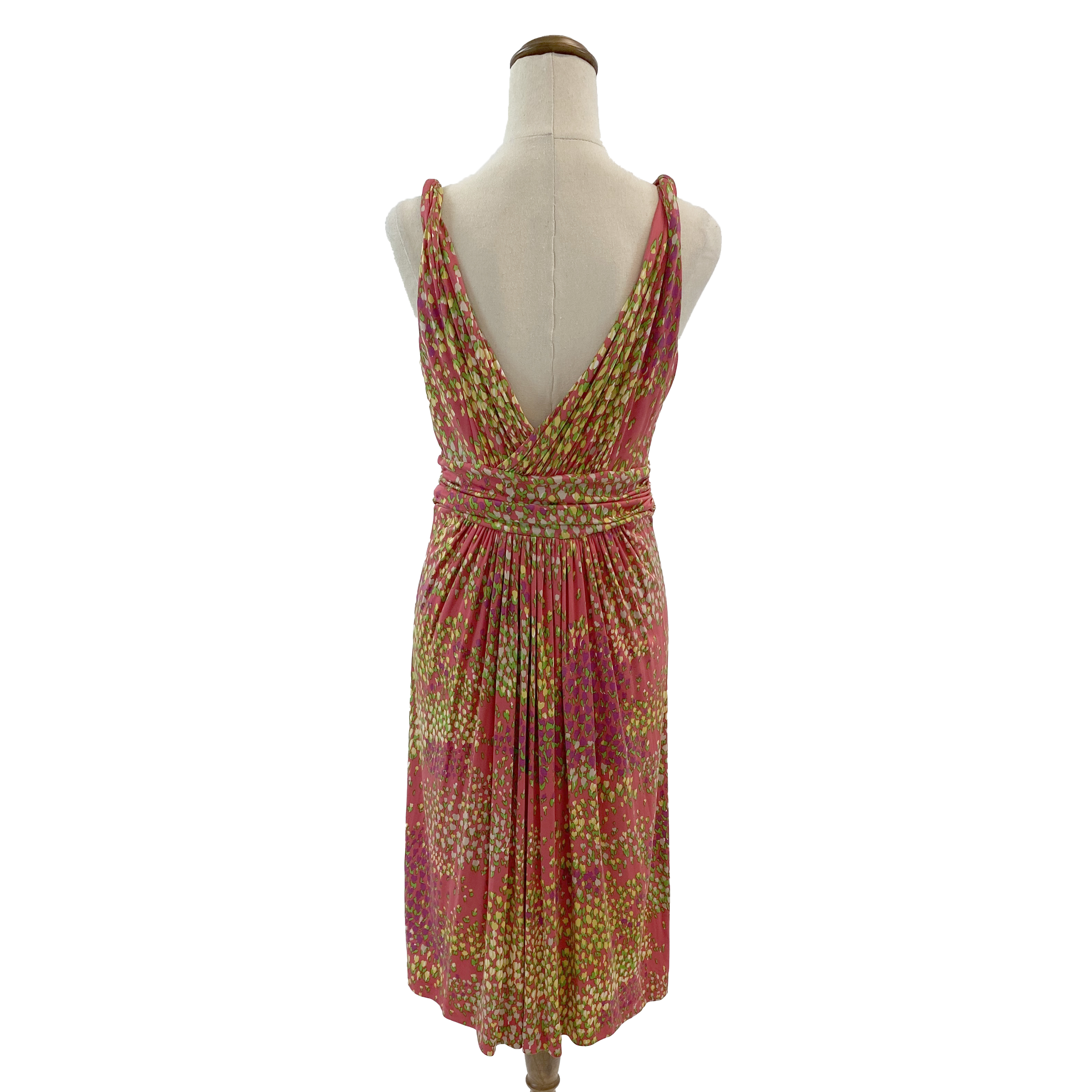 Collette Dinnigan Limited Edition Pink Silk Jersey Dress