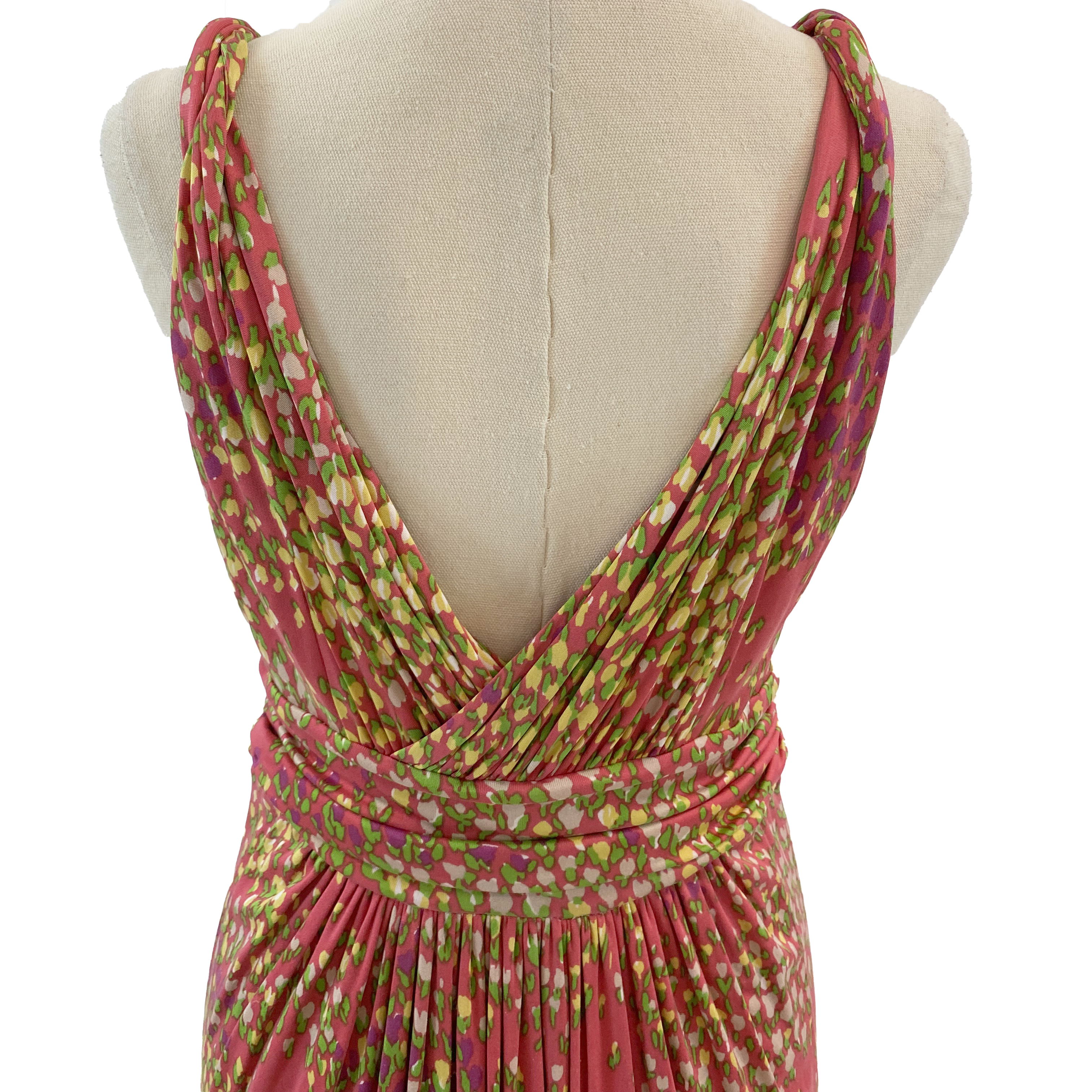 Collette Dinnigan Limited Edition Pink Silk Jersey Dress