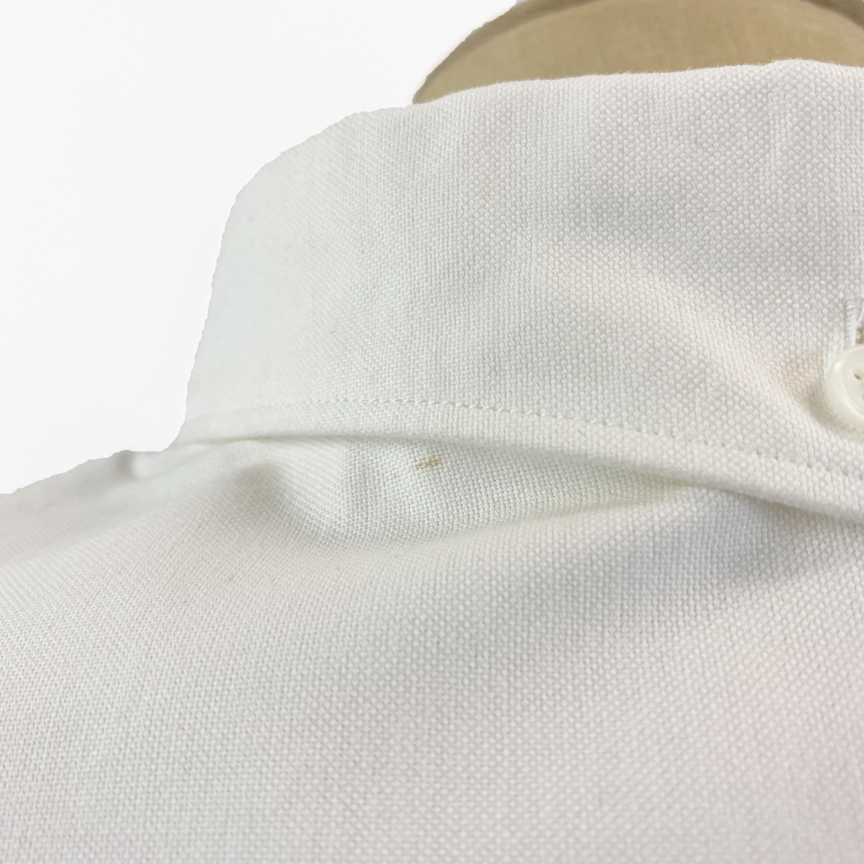 Lacoste Men's Cream/Navy Shirt