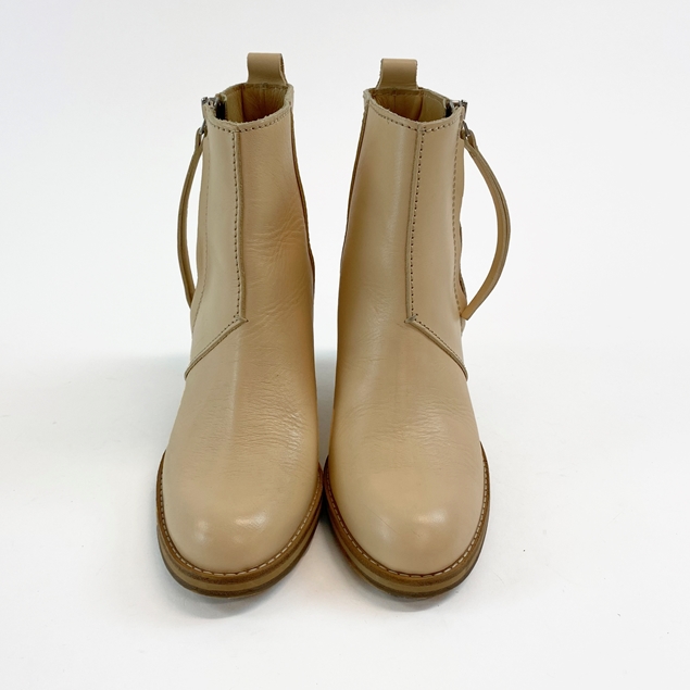 Acne Studios Leather Cowgirl Ankle Boots