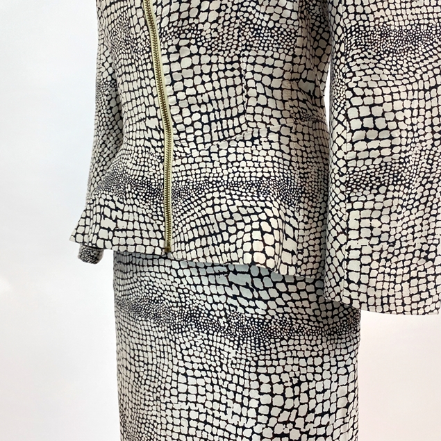 Carla Zampatti Silk Skirt/Jacket Suit