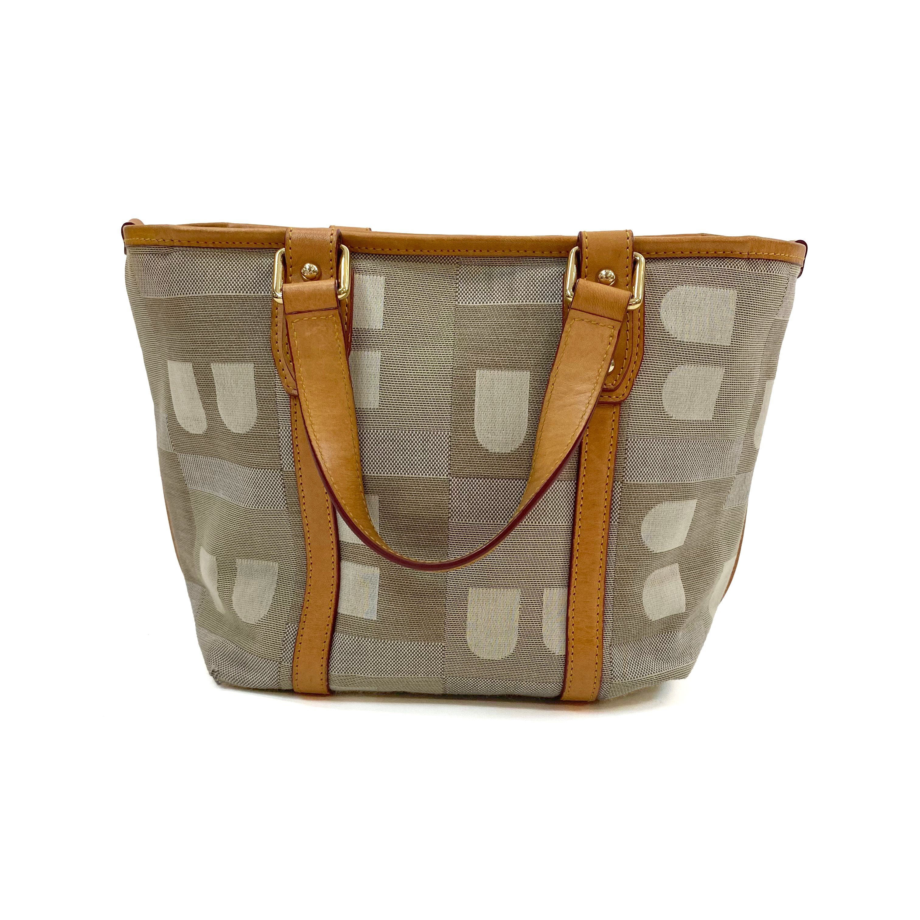 Bally Small Leather/Fabric Handbag