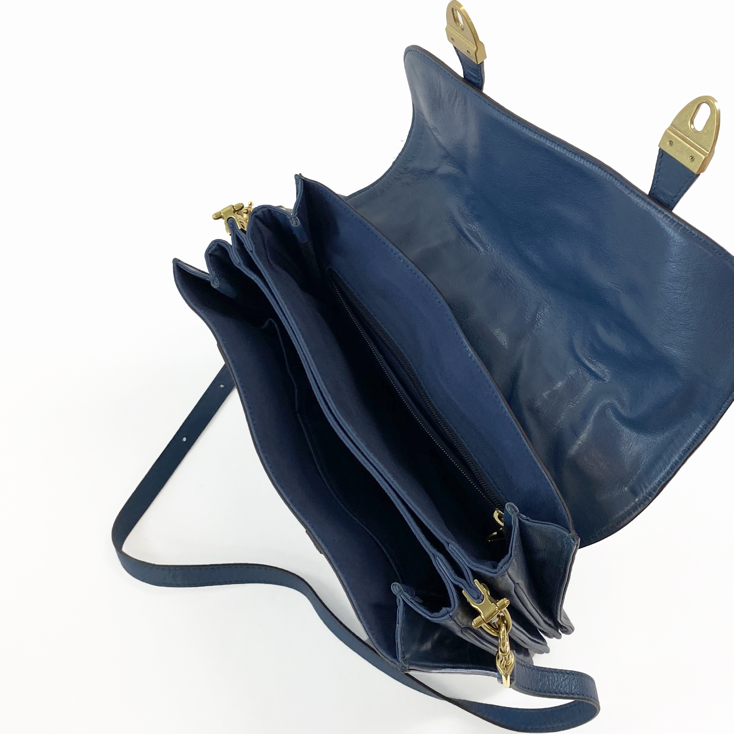 Rabeanco Leather Consertina Handbag