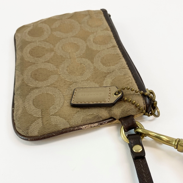 Coach Signature Tapestry Coin Purse