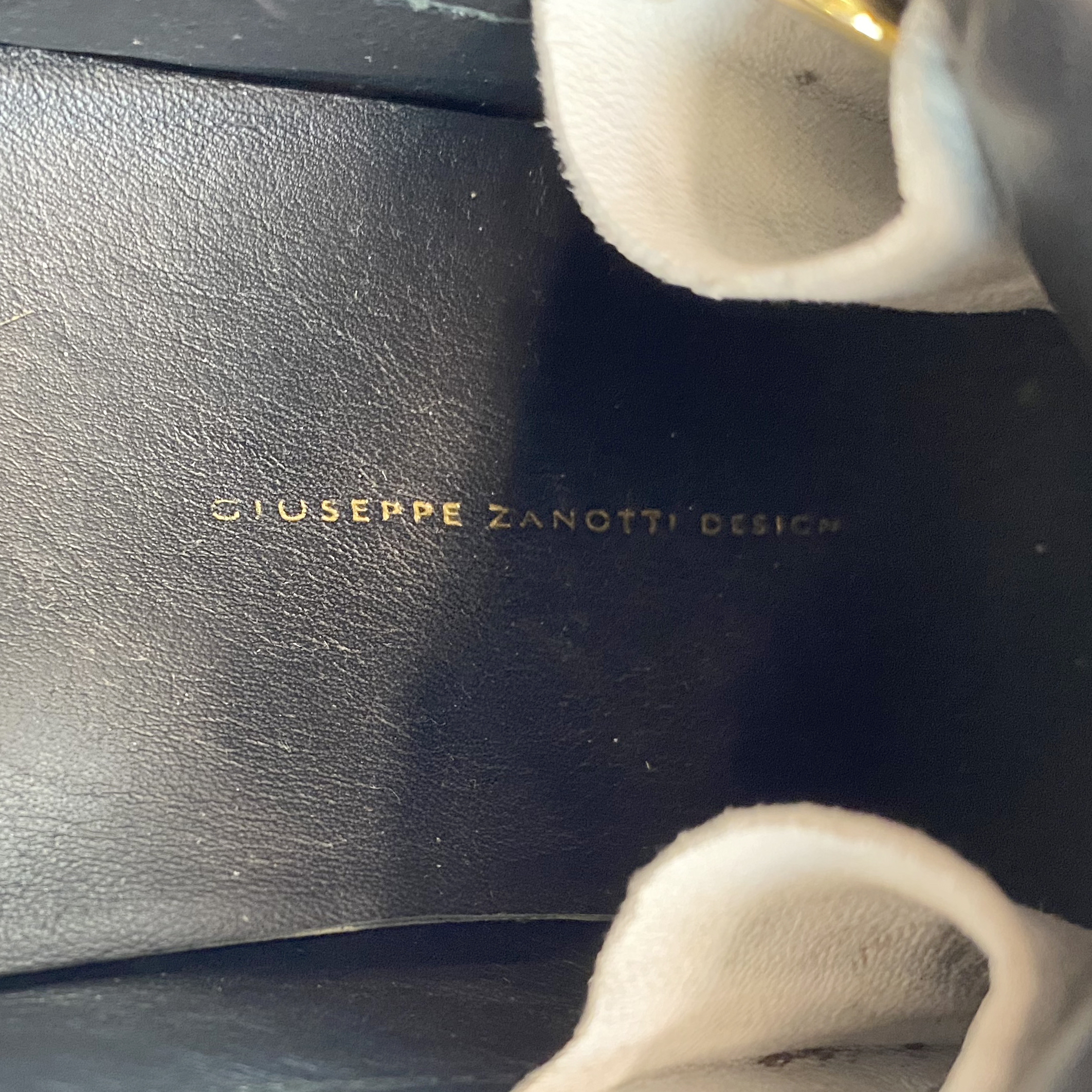 Guiseppe Zanotti Zebra Print Sneaker