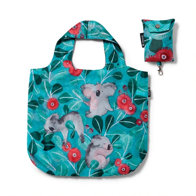 Foldable shopping bag - Cuddly koalas