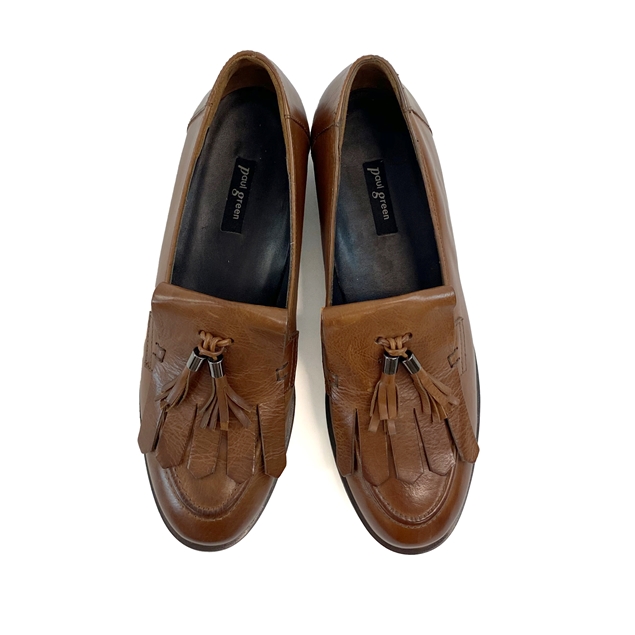 Paul Green Leather Oxford Loafers