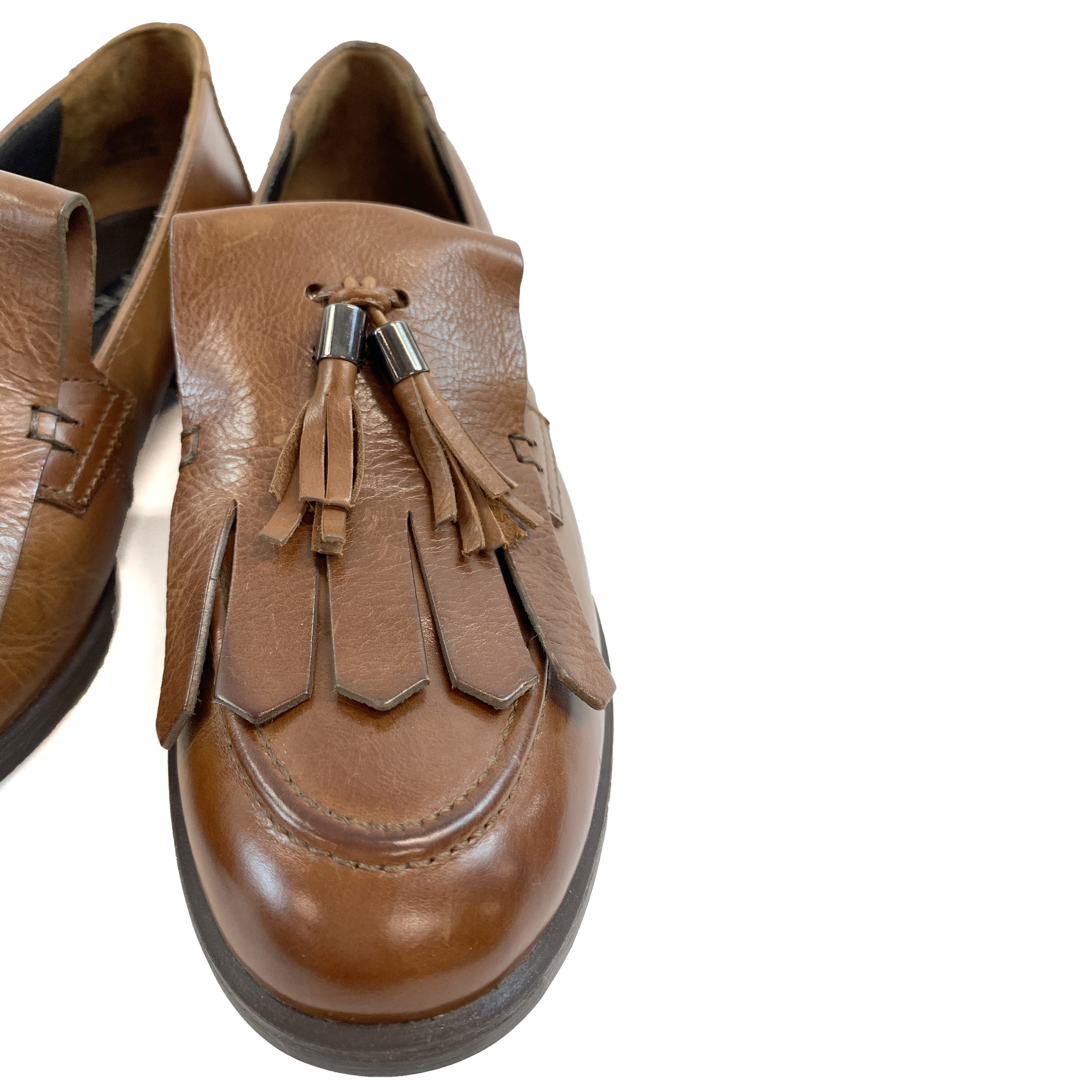 Paul Green Leather Oxford Loafers