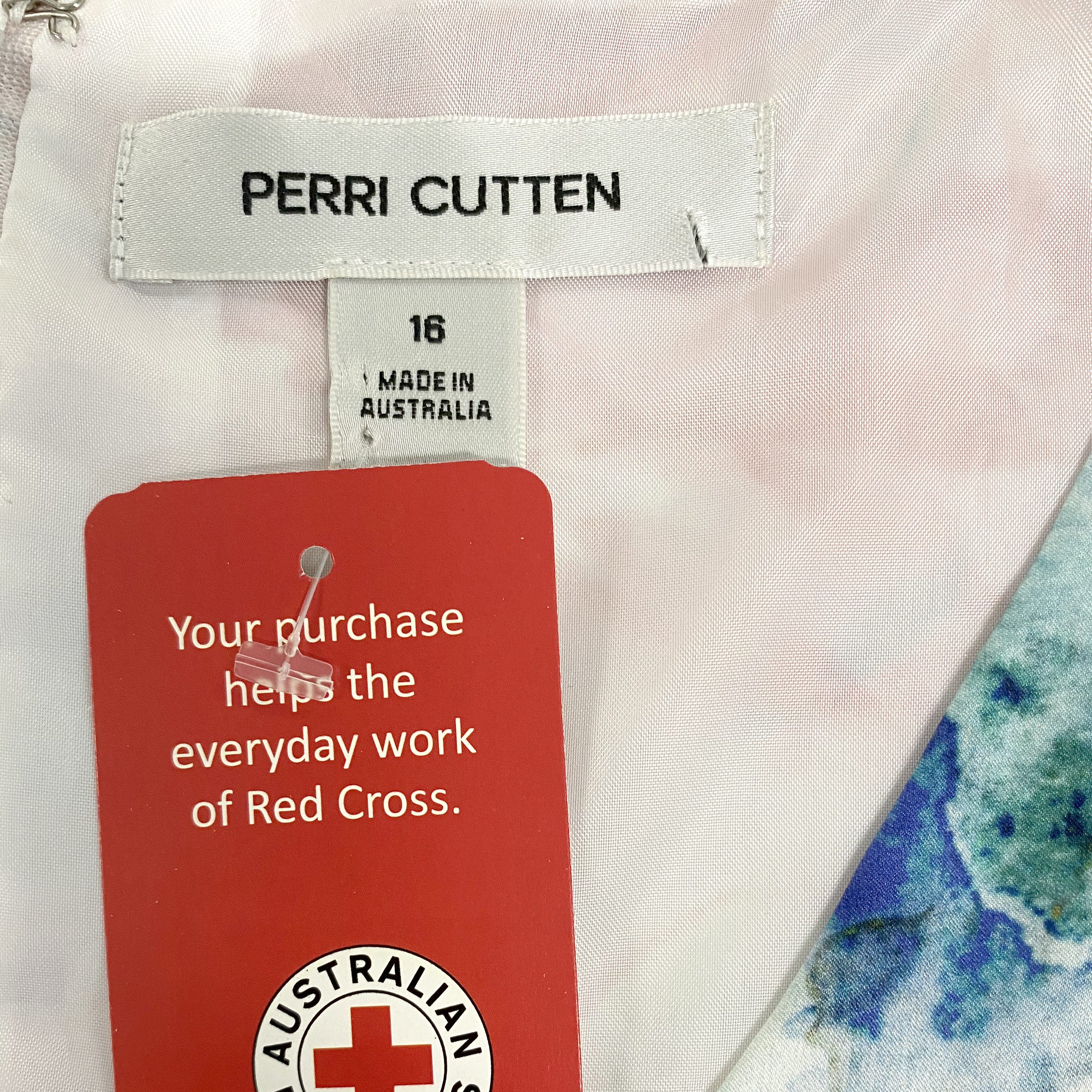 Perri Cutten Short-sleeved Silk Dress