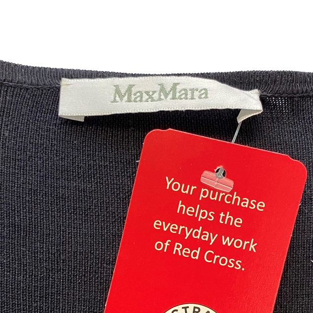 MaxMara Ladies Single-button Silk Cardigan