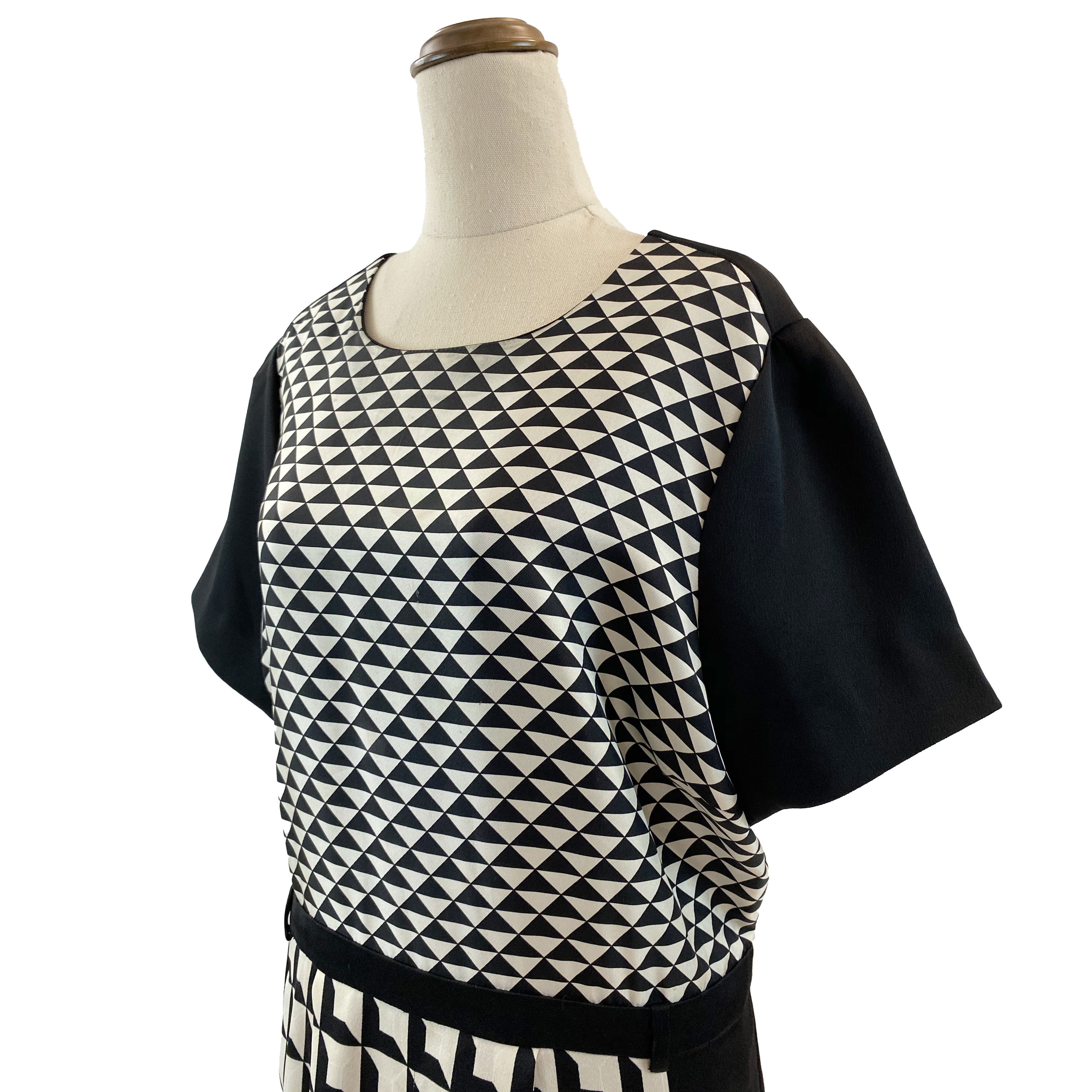Malene Birger Bianta Geometric Print Dress