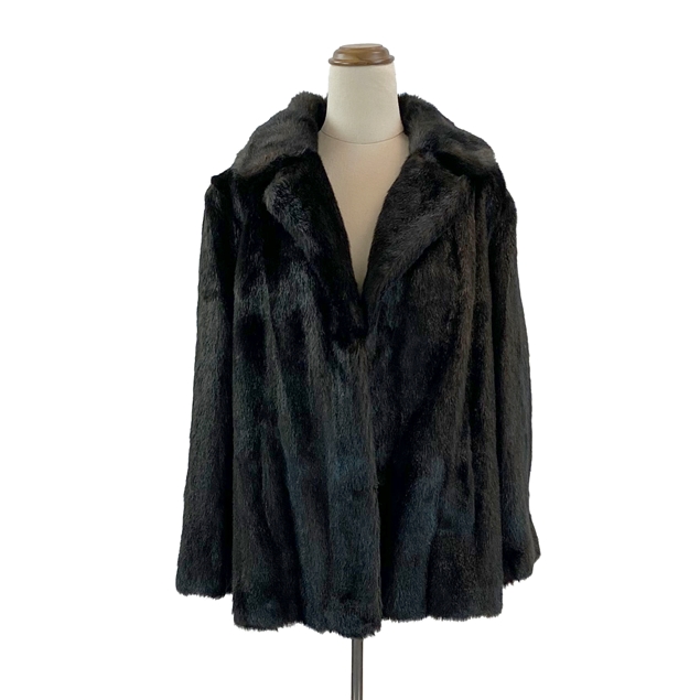 Vintage 70s Otex Melbourne Faux Fur Coat