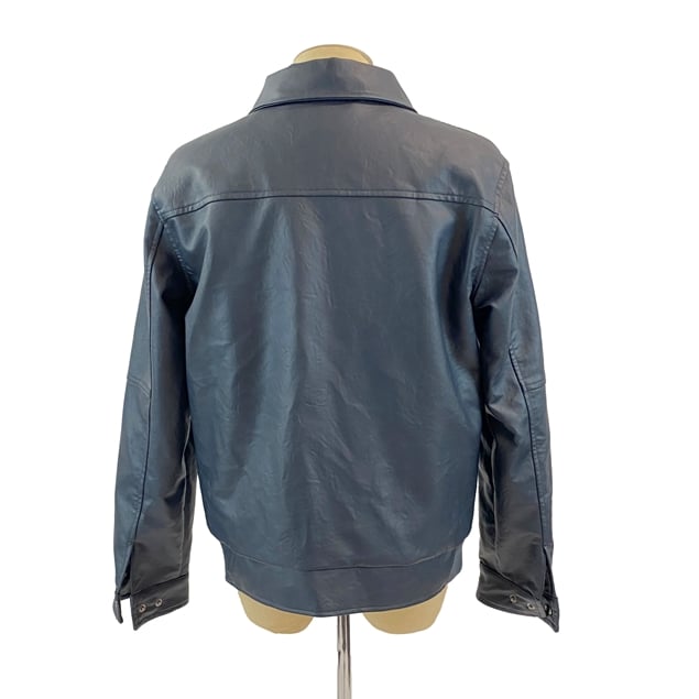 BV Grey-Blue Leather Jacket 
