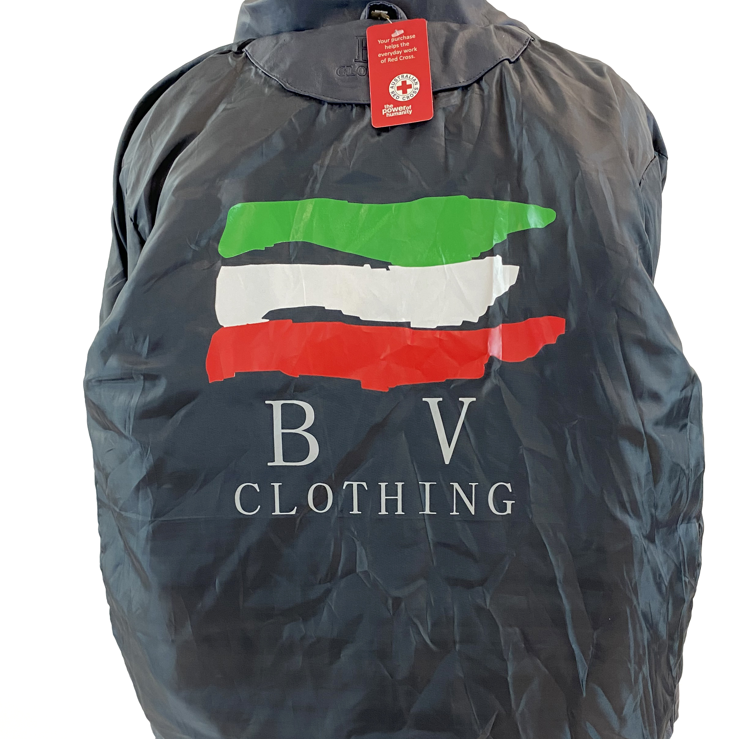BV Grey-Blue Leather Jacket 