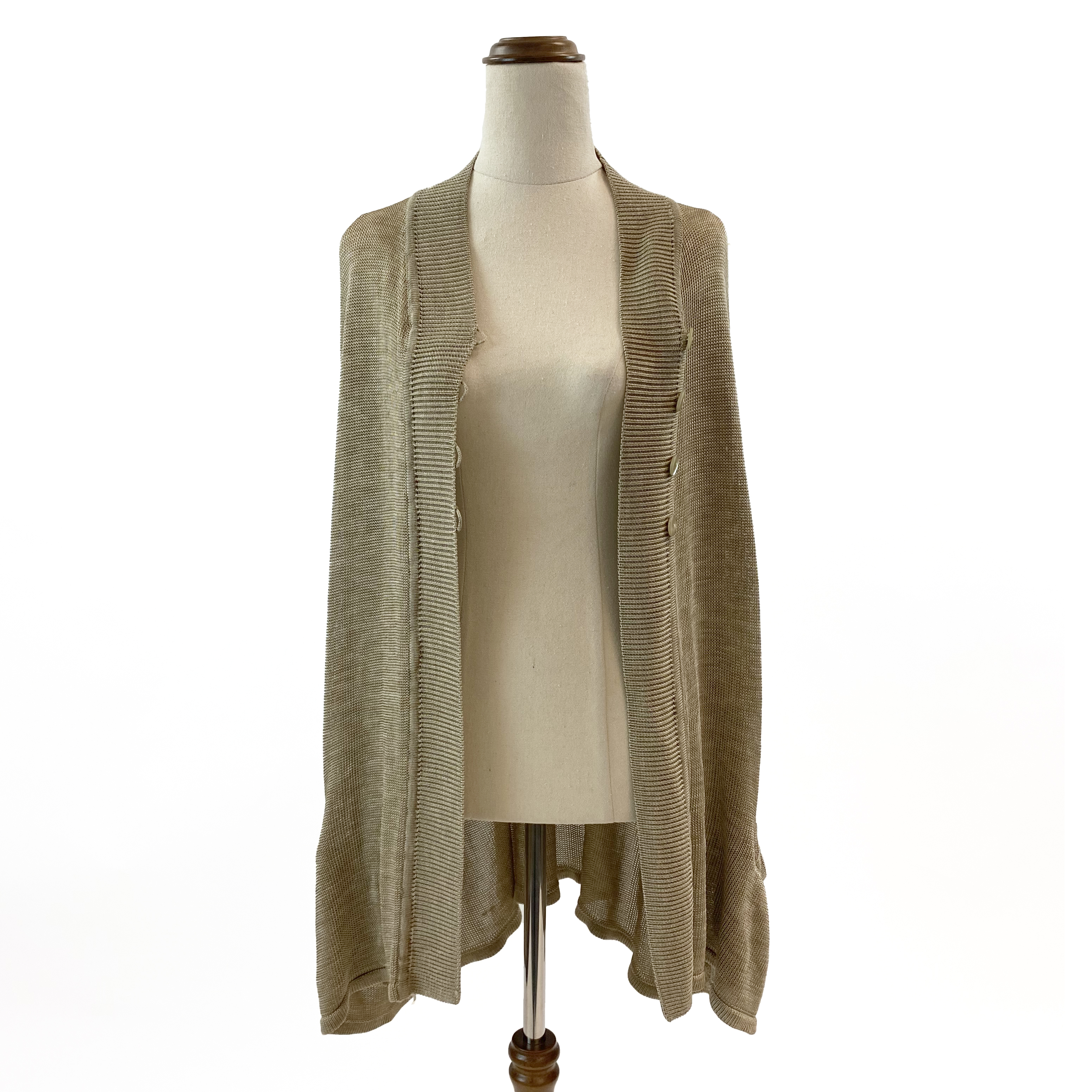 Dolce & Gabbana Gold Knitted Relaxed-fit Cardigan