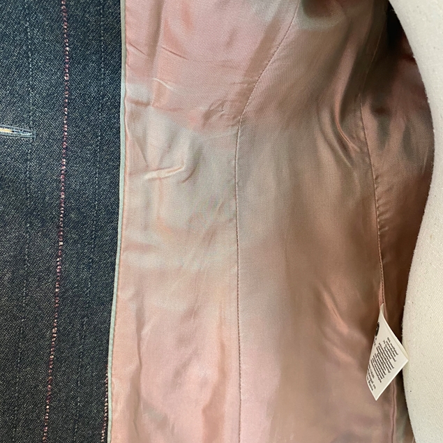 Laura Ashley Brown/Blush Pink Wool Jacket