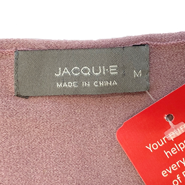 JACQUI-E Pink Knit Top