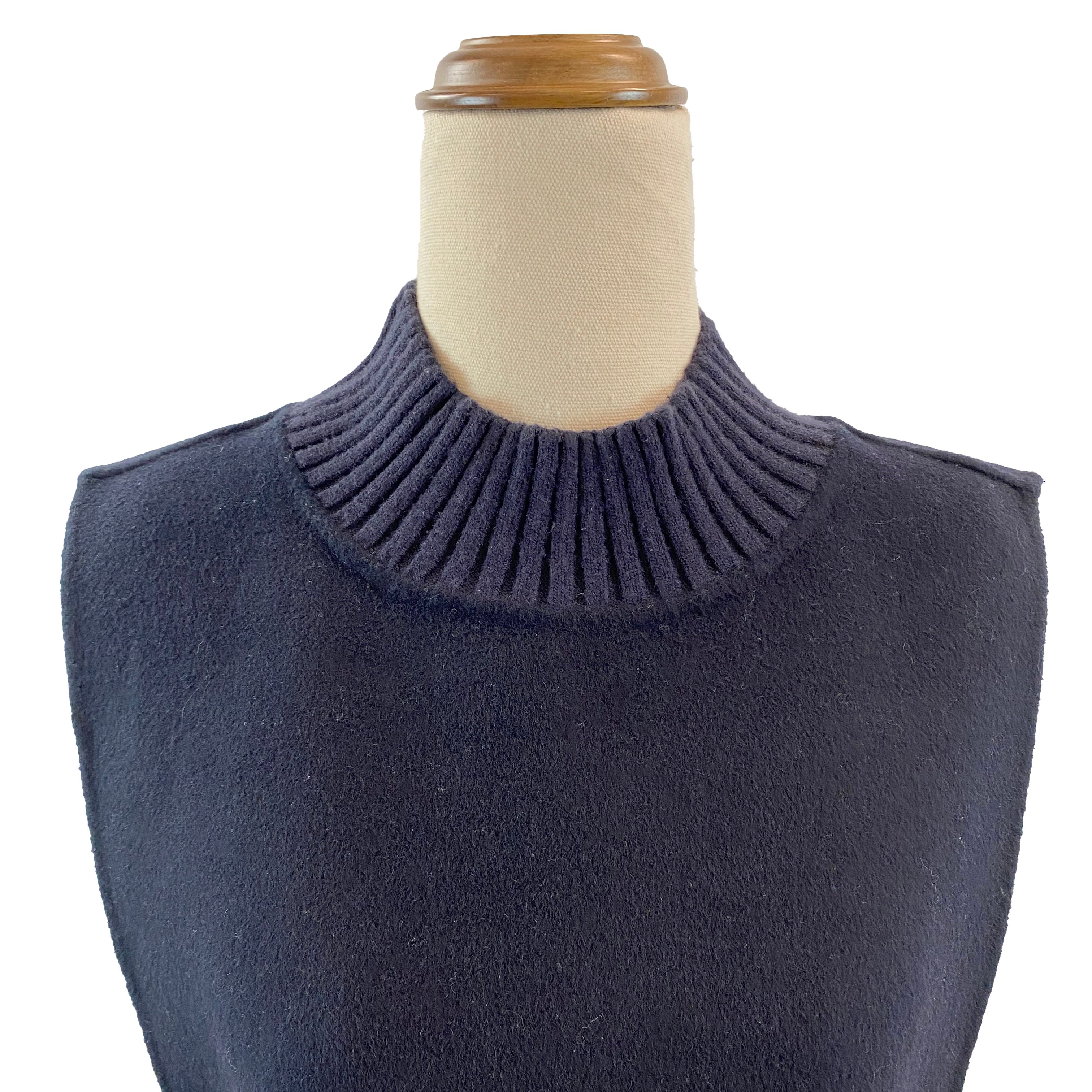 Morrison Women's Navy Wool-blend Sleeveless Top