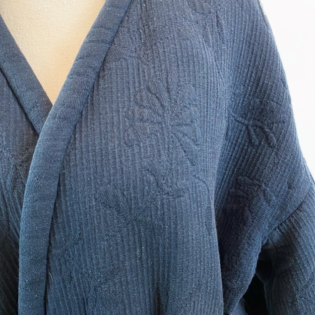 Gorman Navy Jacquard Relaxed-Fit Jacket