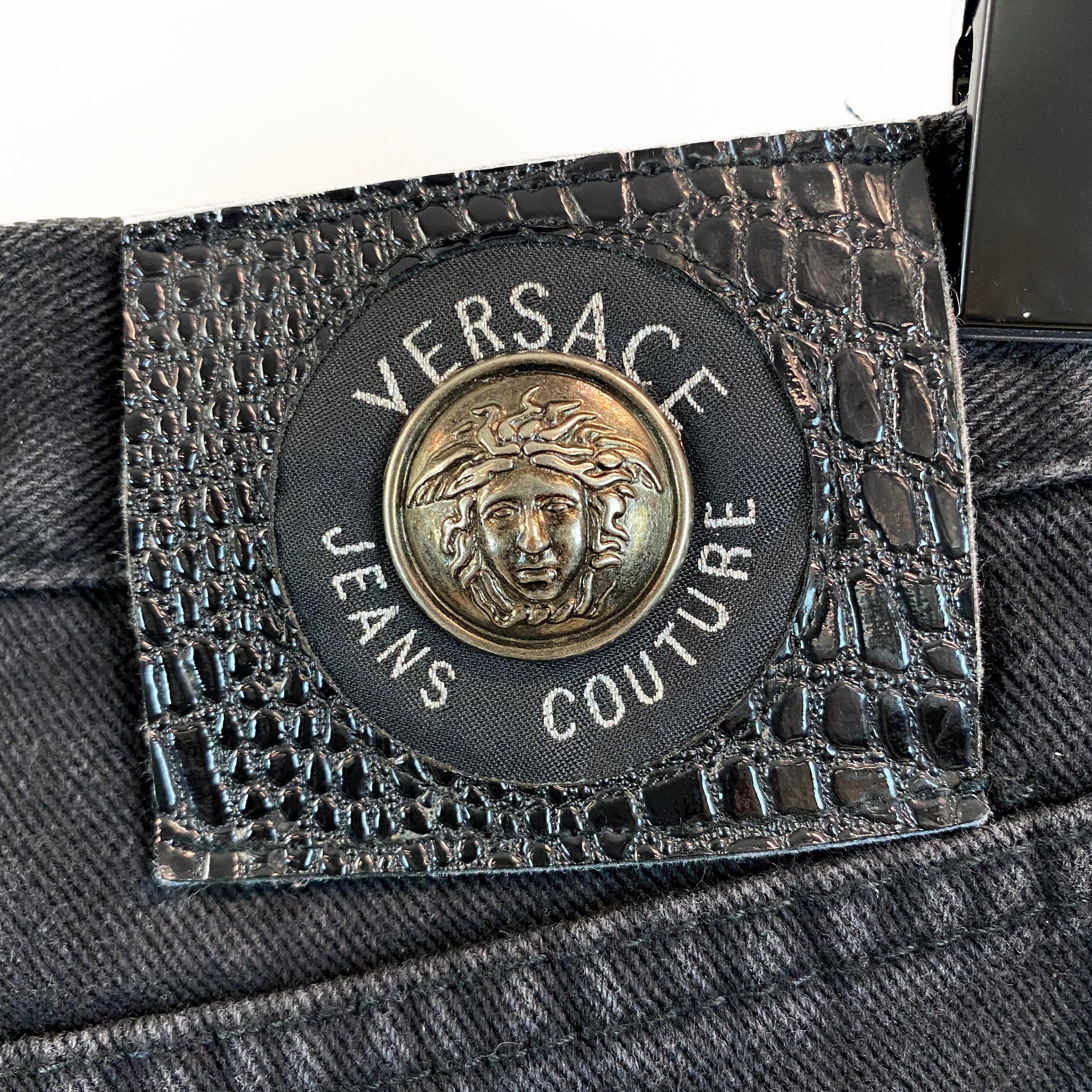 Versace Jeans Black High-Waisted Jeans