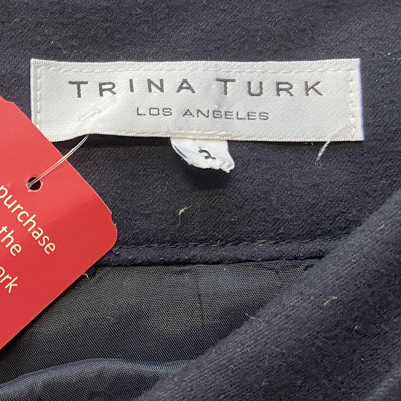 Trina Turk Navy Skirt