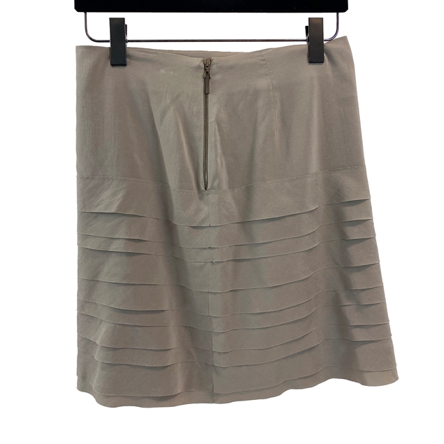 Brunello Cucinelli Tiered Silk Skirt