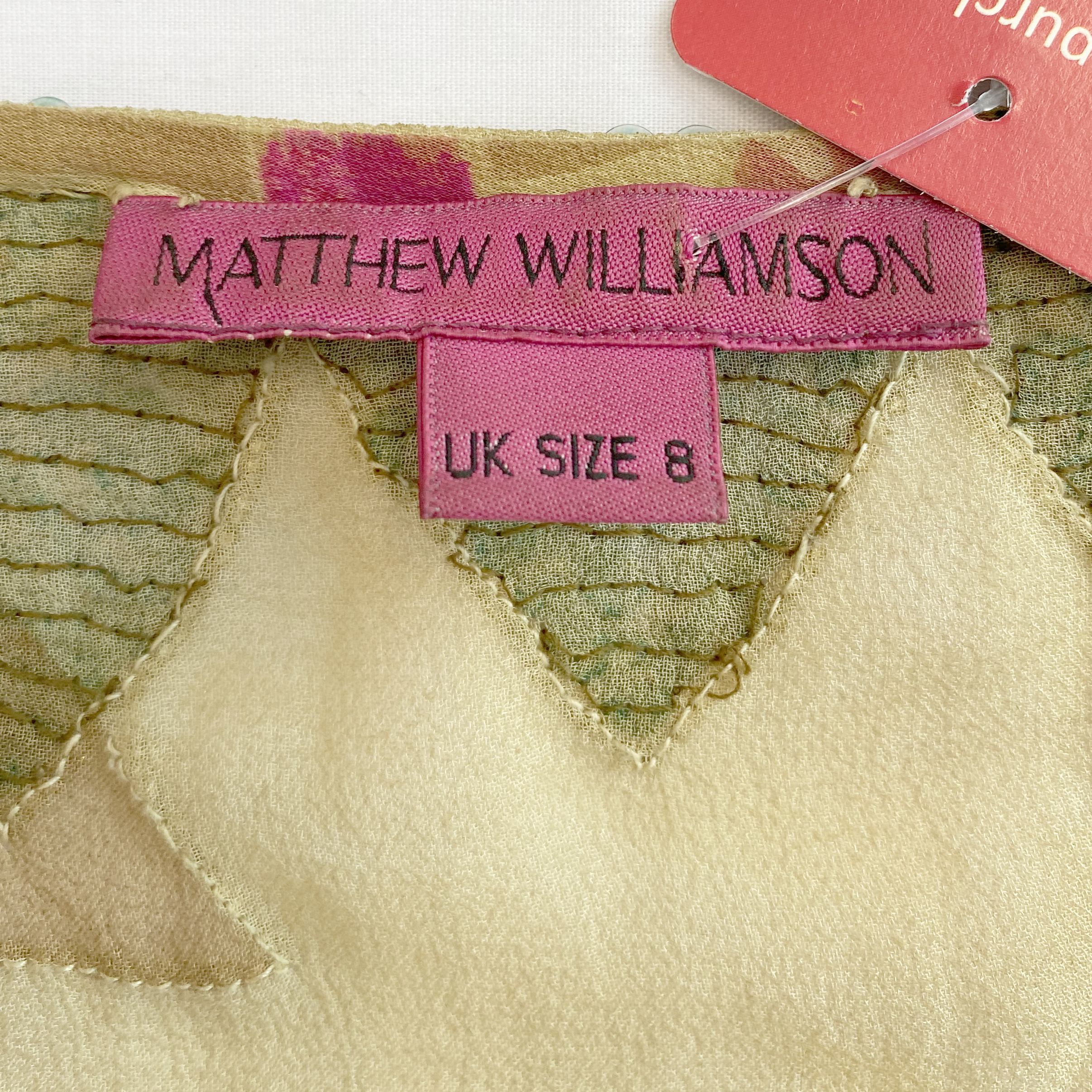 Matthew Williamson Sheer Flowing Silk Blouse
