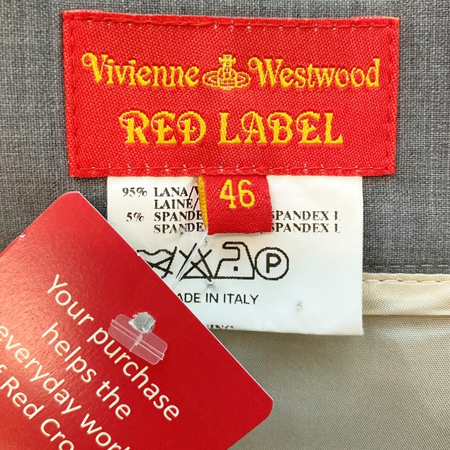 Vivienne Westwood Red Label Grey Pencil Skirt