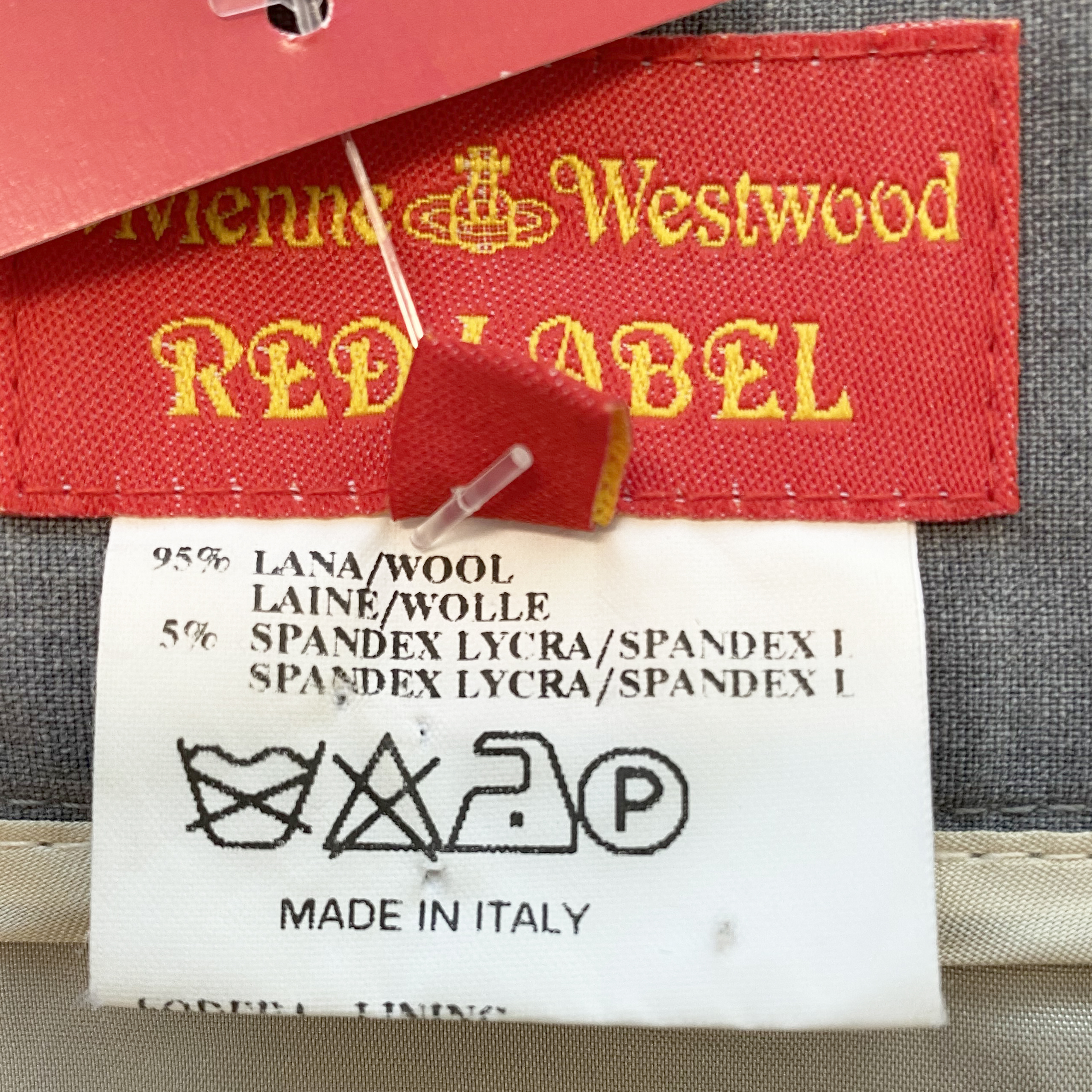 Vivienne Westwood Red Label Grey Pencil Skirt