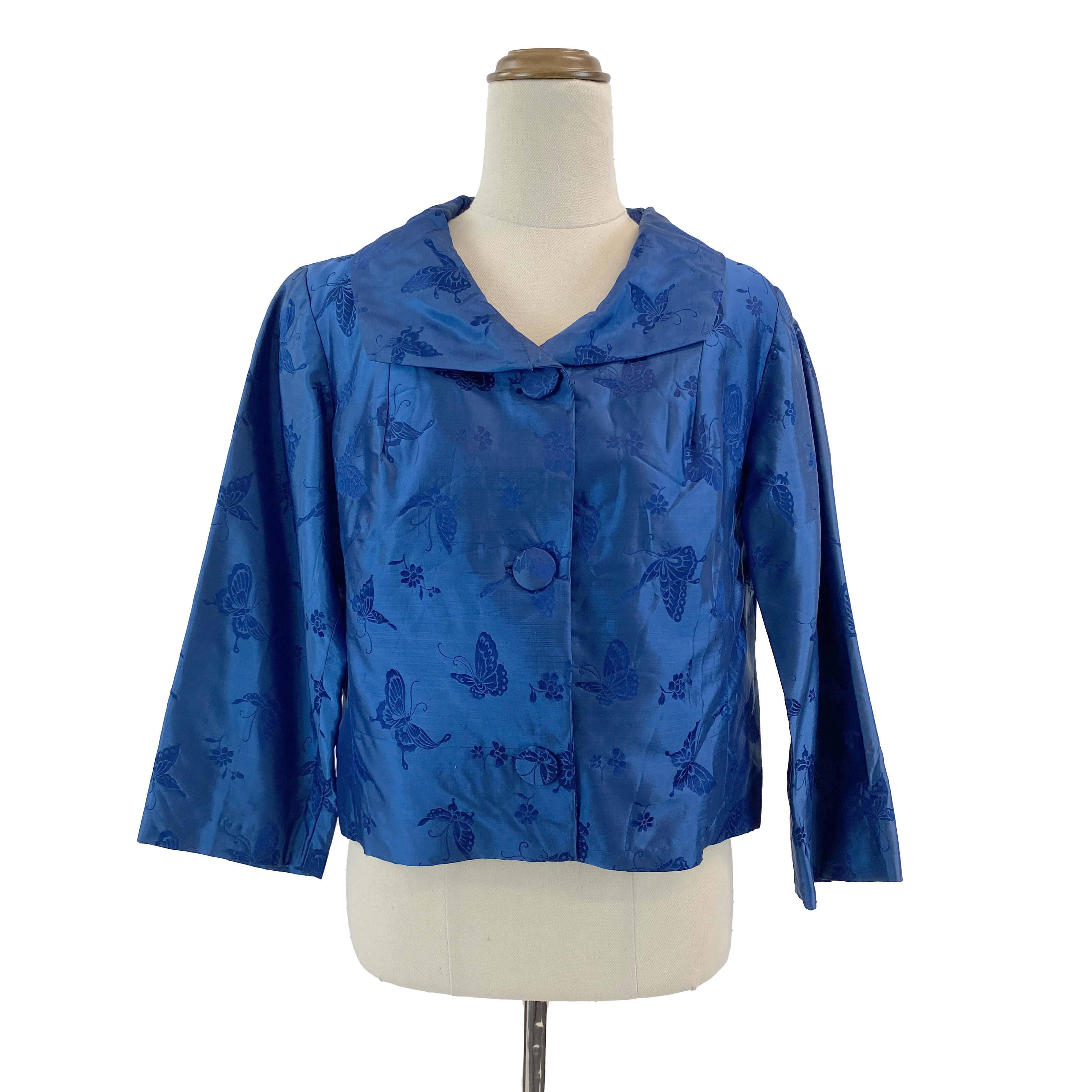 Maria Docx 60s Style Vibrant Blue Jacket