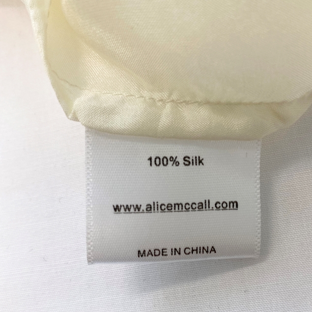 Alice McCall Cream Silk Cami