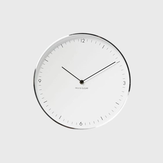 Tate clock - white