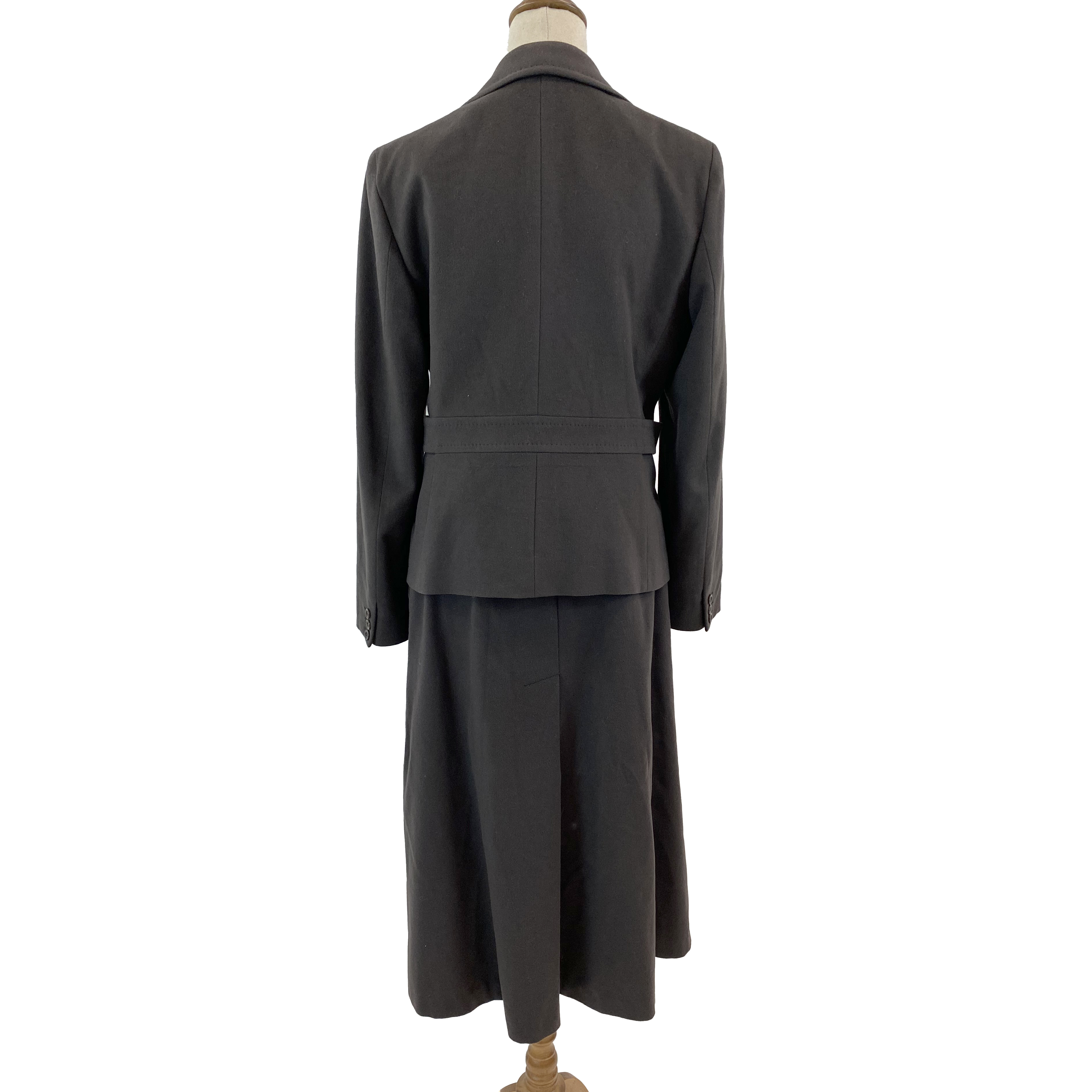 MaxMara 90s Style Wool Skirt/Jacket Suit