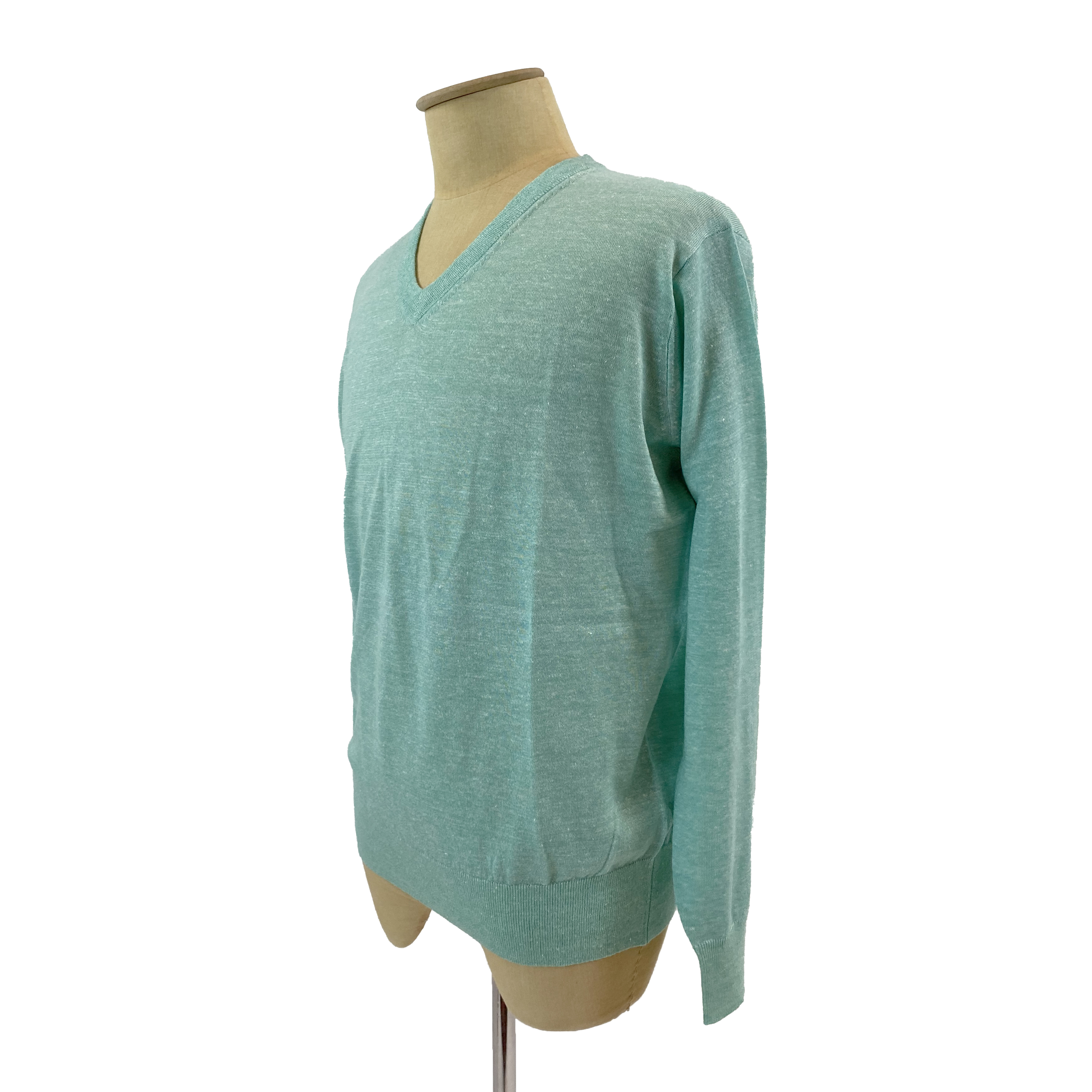 Peter Millar Merino Wool/Linen Green Sweater