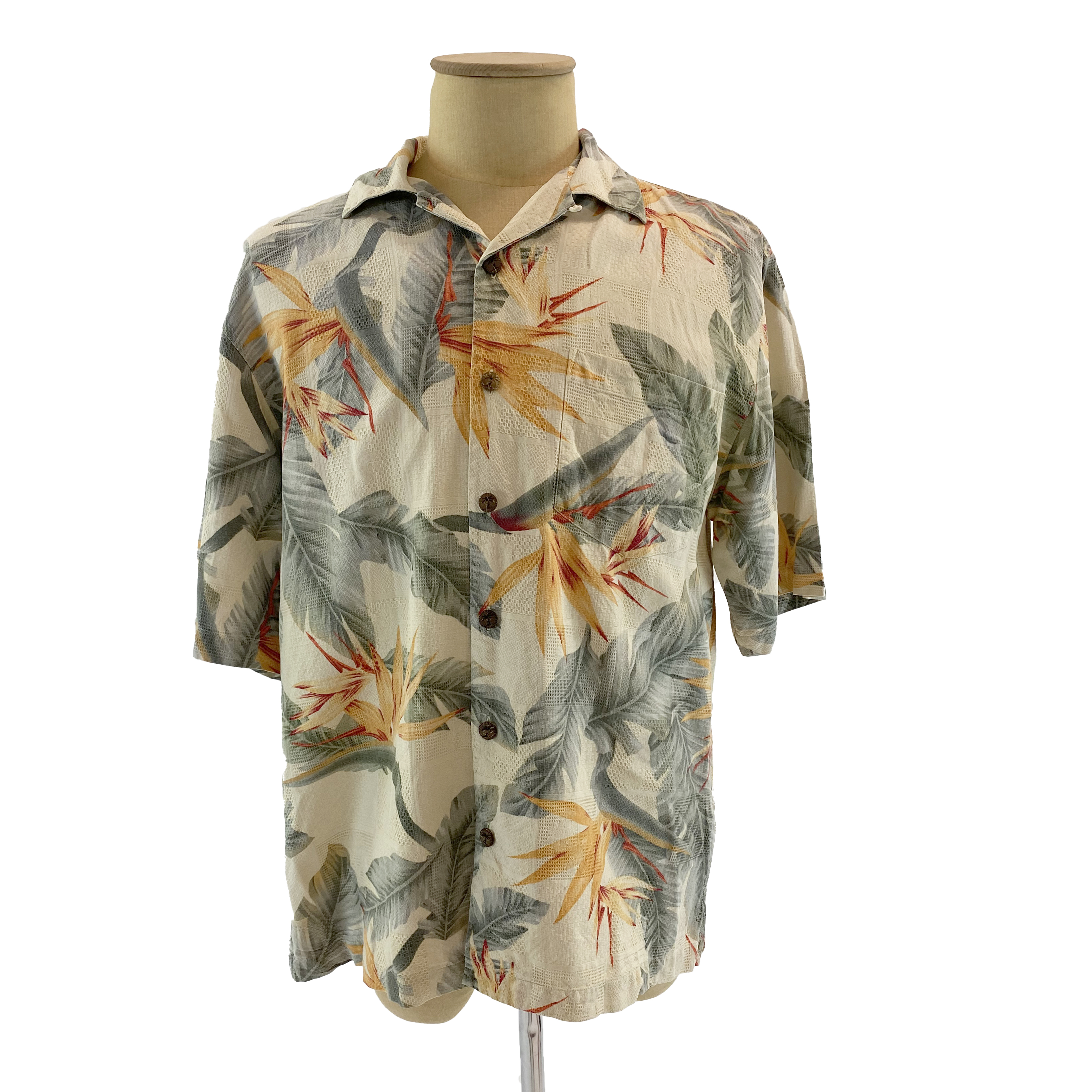Jamaica Jaxx Men's Silk Hawaiian Shirt 