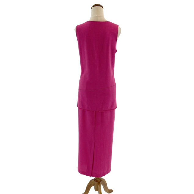 The Works Fuschia Pink Linen Dress