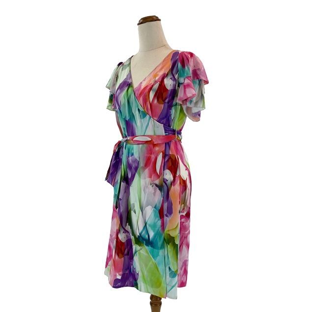 Alannah Hill Silk Wrap-Around Dress