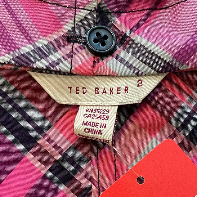 Ted Baker Pink London Plaid Dress
