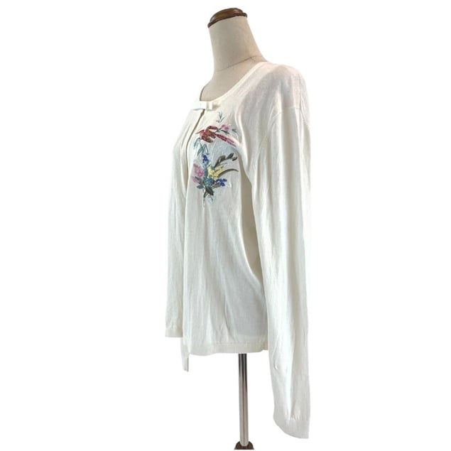  Ted Baker - White Knit Cardigan