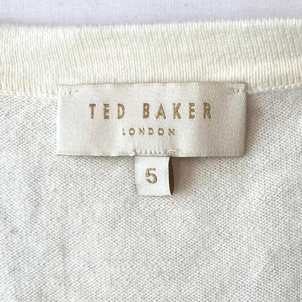  Ted Baker - White Knit Cardigan