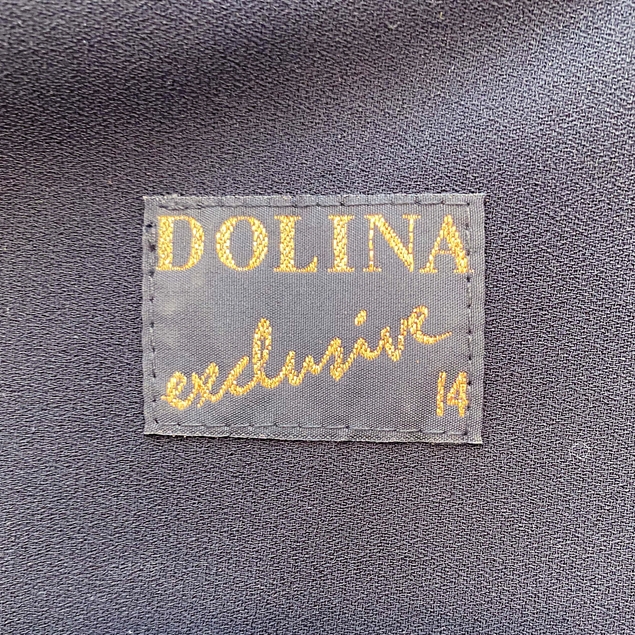 DOLINA Exclusive Vintage Black Blouse
