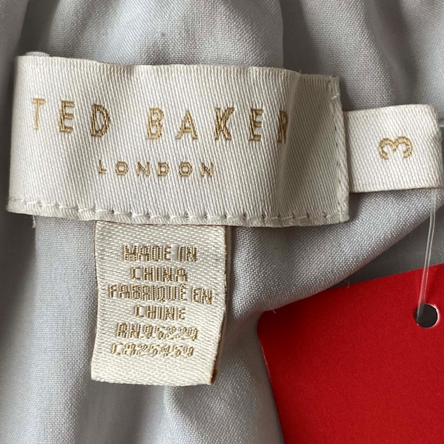 TED BAKER Long Sleeve Printed Dress