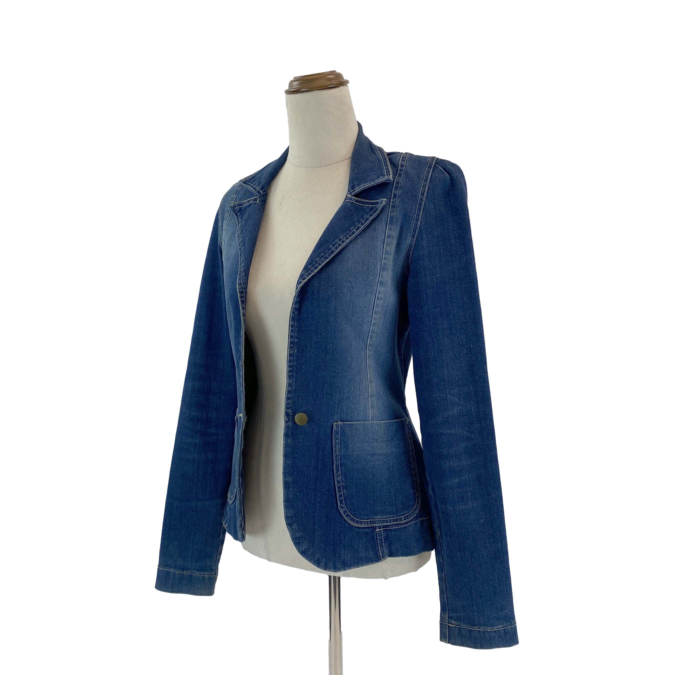 ZIMMERMANN Single-button Denim Jacket