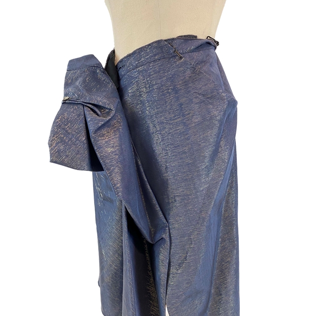 SCANLAN THEODORE Metallic Bow Detail Skirt
