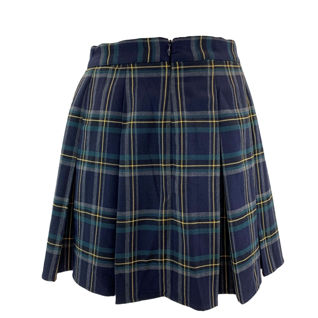 PULL&BEAR Tartan Pleated Skirt 