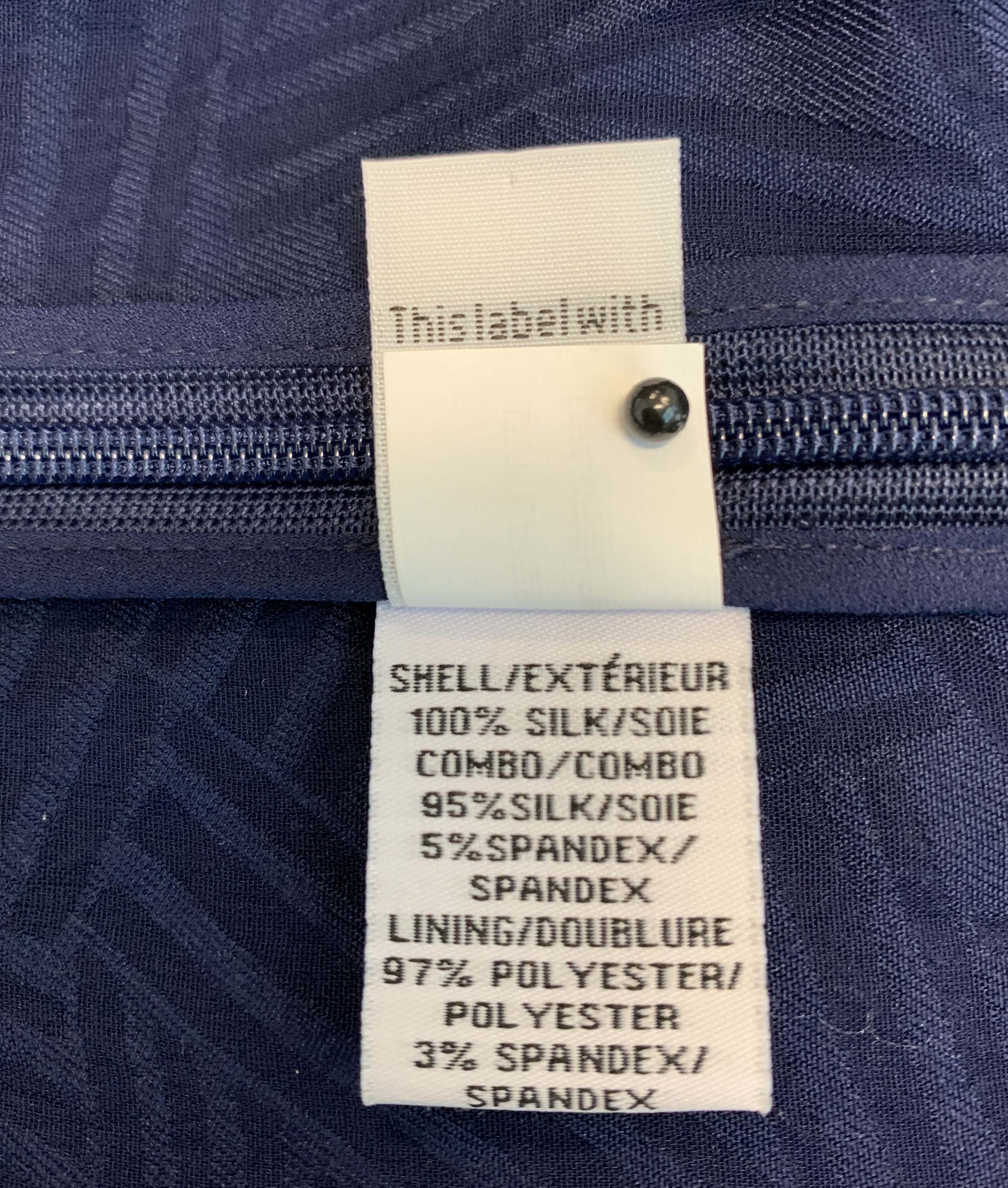 DIANE VON FURSTENBERG navy dress